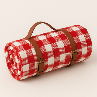 Foldable Waterproof Picnic Blanket with Soft Acrylic Top