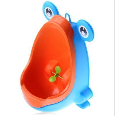 Frog Potty Training Urinal for Boys with Spinning Target