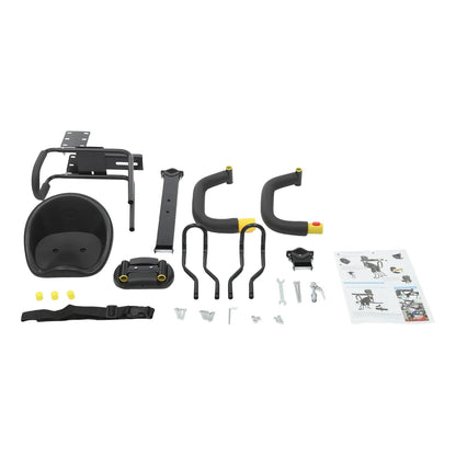 Front-Mounted Child Bike Seat with Adjustable Seat and Pedal Height