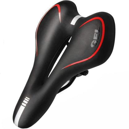 Gel Padded Bicycle Saddle with Ergonomic Comfort