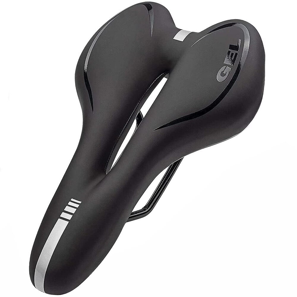 Gel Padded Bicycle Saddle with Ergonomic Comfort