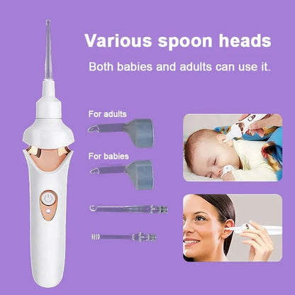 Gentle Ear Wax Removal Kit with Vacuum Suction and LED Light