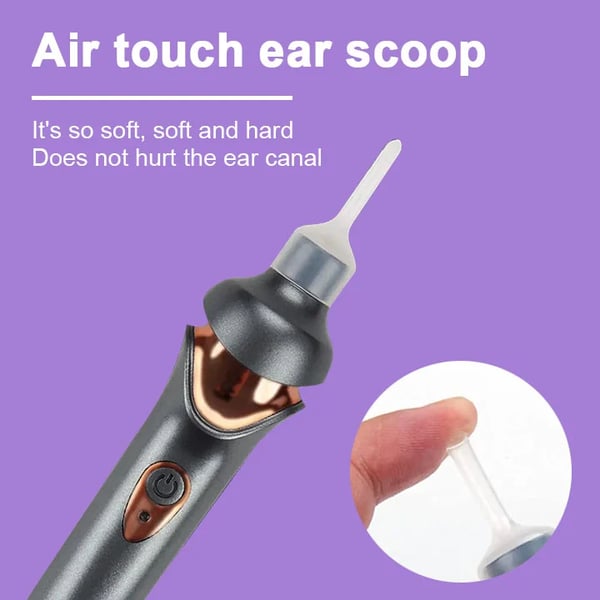Gentle Ear Wax Removal Kit with Vacuum Suction and LED Light