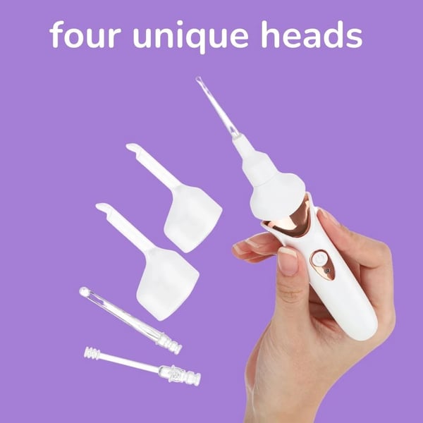 Gentle Ear Wax Removal Kit with Vacuum Suction and LED Light