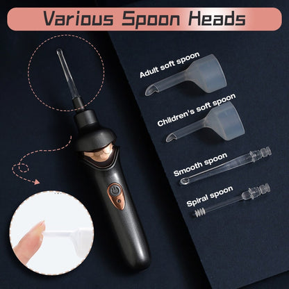 Gentle Ear Wax Removal Kit with Vacuum Suction and LED Light