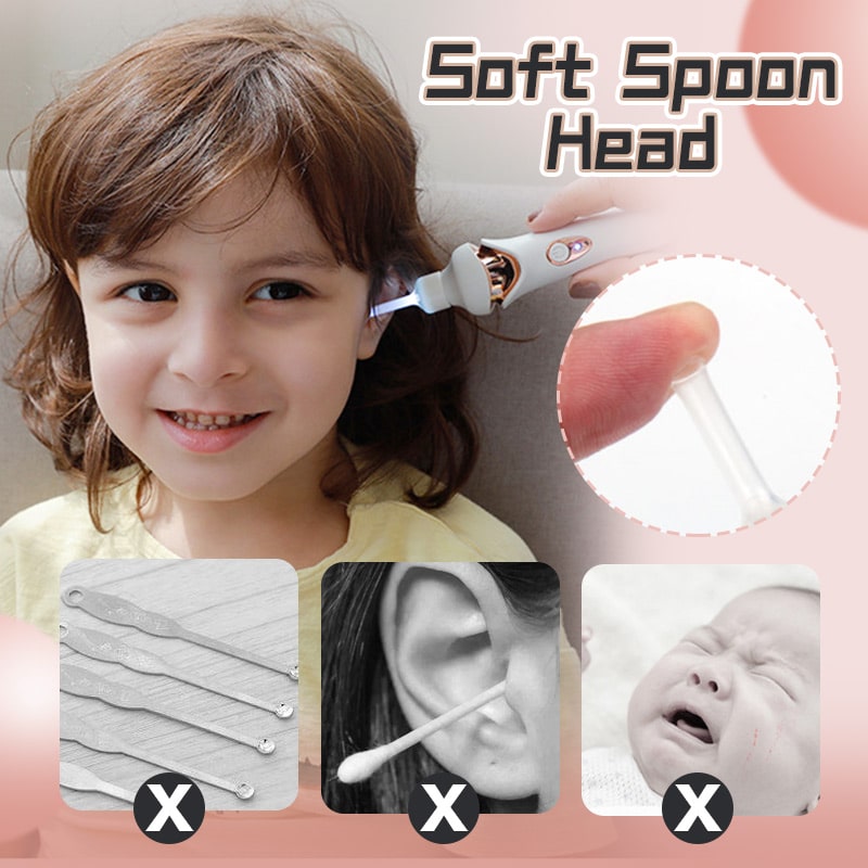 Gentle Ear Wax Removal Kit with Vacuum Suction and LED Light
