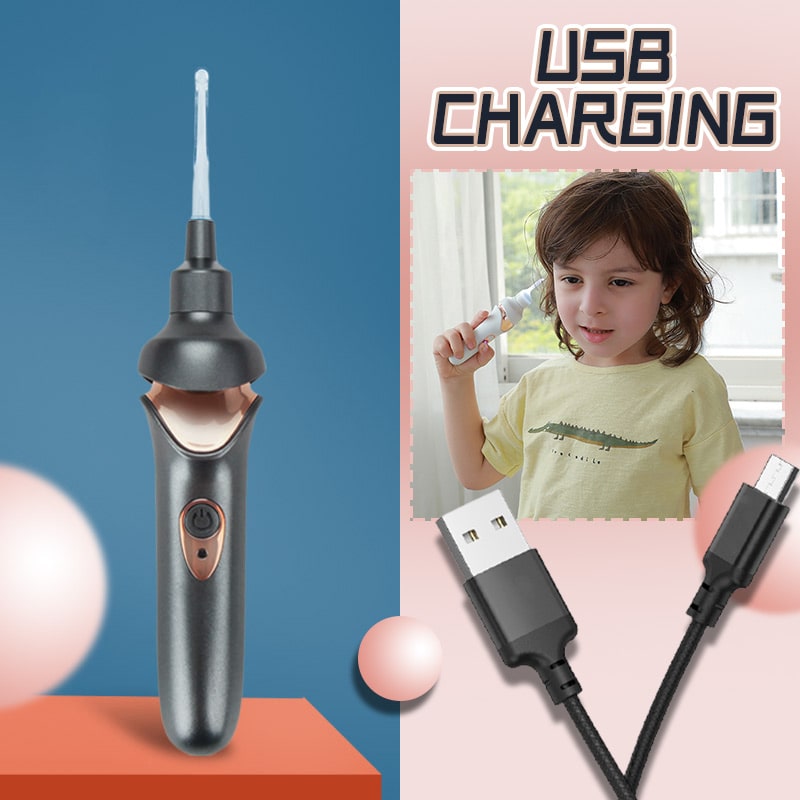Gentle Ear Wax Removal Kit with Vacuum Suction and LED Light