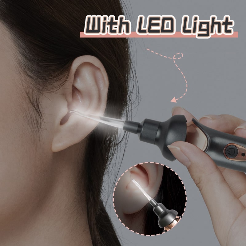 Gentle Ear Wax Removal Kit with Vacuum Suction and LED Light