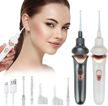 Gentle Ear Wax Removal Kit with Vacuum Suction and LED Light