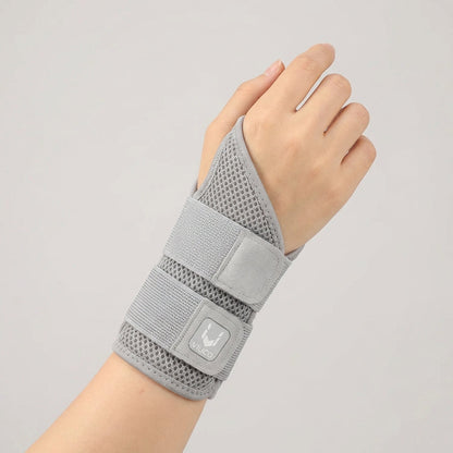 Half Finger Wrist Support with Removable Splint and Adjustable Straps