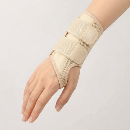 Half Finger Wrist Support with Removable Splint and Adjustable Straps