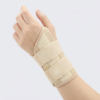 Half Finger Wrist Support with Removable Splint and Adjustable Straps