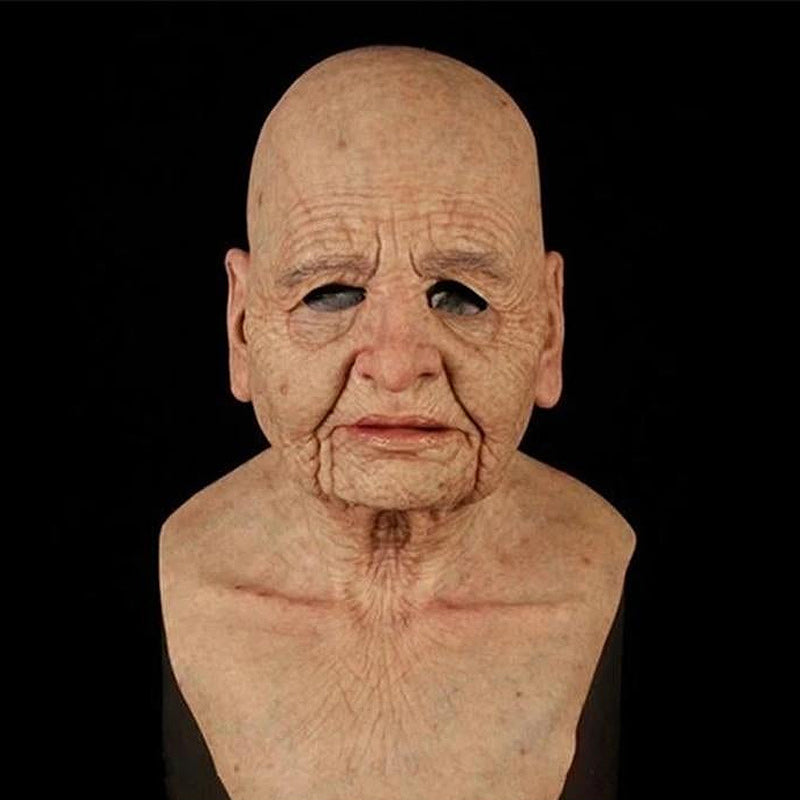 Halloween Elderly Man Latex Costume Mask