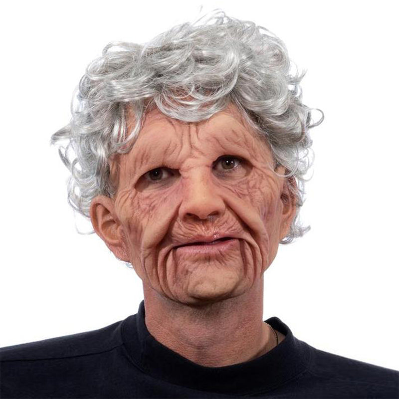 Halloween Elderly Man Latex Costume Mask