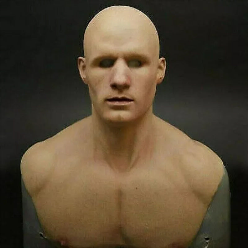Halloween Elderly Man Latex Costume Mask