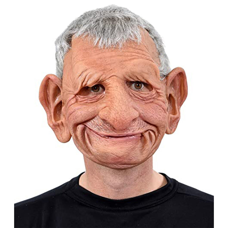 Halloween Elderly Man Latex Costume Mask