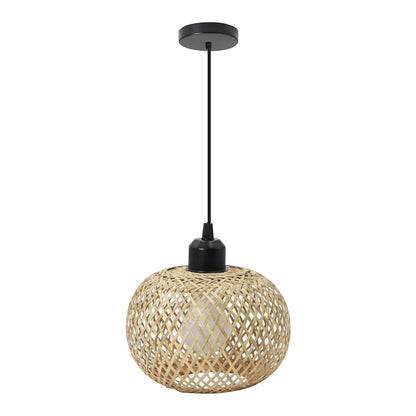 Handwoven Bamboo Ceiling Light