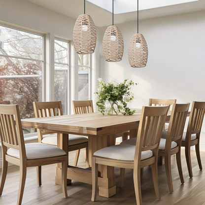 Handwoven Paper Rope Pendant Light Shade