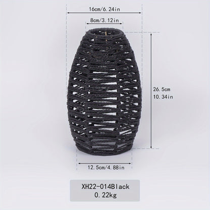 Handwoven Paper Rope Pendant Light Shade
