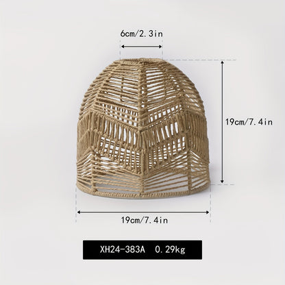 Handwoven Paper Rope Pendant Shade
