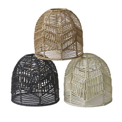Handwoven Paper Rope Pendant Shade