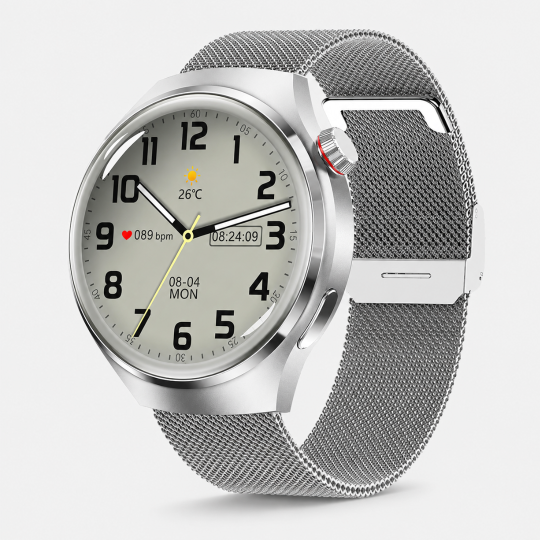 Health Smartwatch with Blood Pressure Heart Rate and Blood Oxygen Tracking
