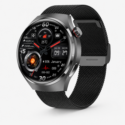Health Smartwatch with Blood Pressure Heart Rate and Blood Oxygen Tracking