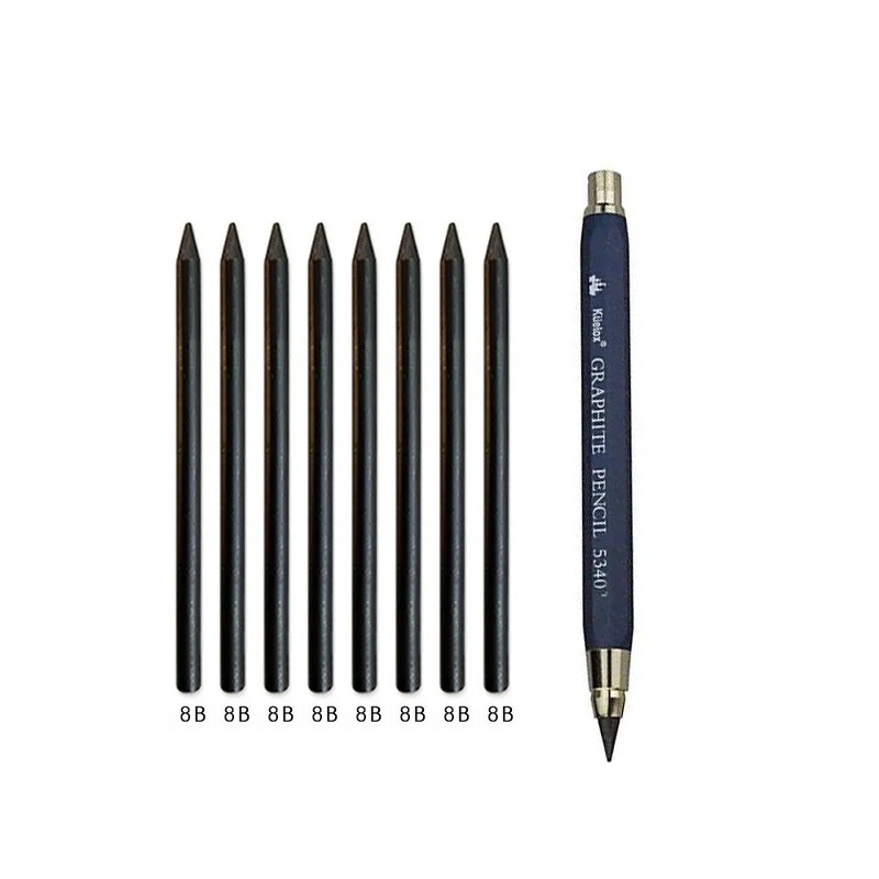 Heavy Duty 5.6mm Metal Mechanical Pencil for Sketching and Drafting