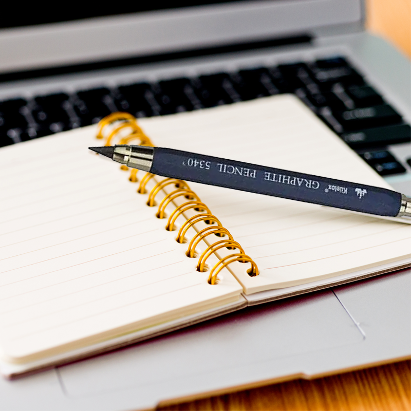 Heavy Duty 5.6mm Metal Mechanical Pencil for Sketching and Drafting