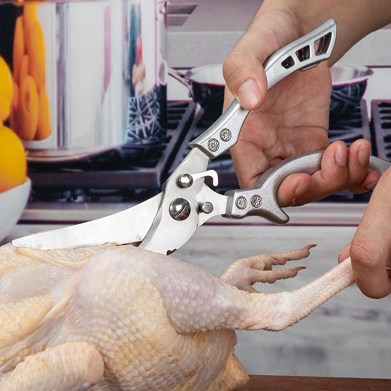 Heavy Duty Stainless Steel Bone Cutting Kitchen Scissors