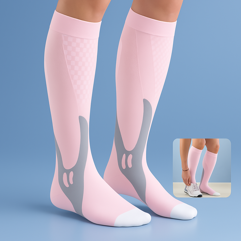 High-Grade Compression Socks for Leg Support with Graduated Compression