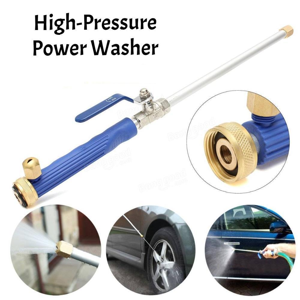 High Pressure Washer Hose Attachment with Dual Brass Nozzles