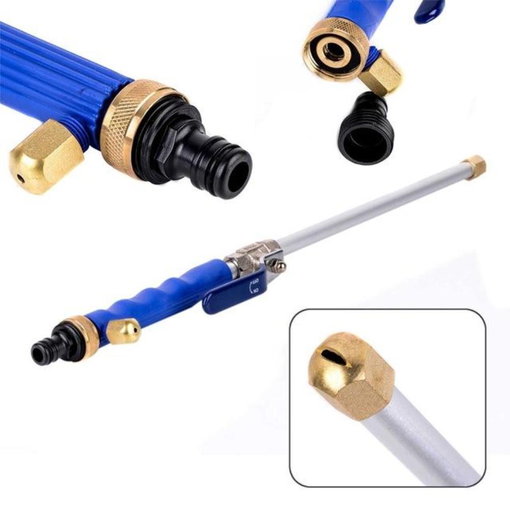 High Pressure Washer Hose Attachment with Dual Brass Nozzles