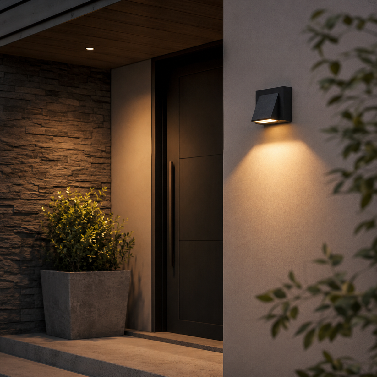 IP65 Outdoor Wall Sconce with Integrated 5W LED