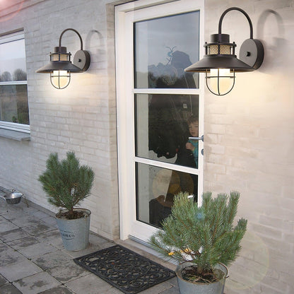Industrial IP44 Outdoor Wall Light