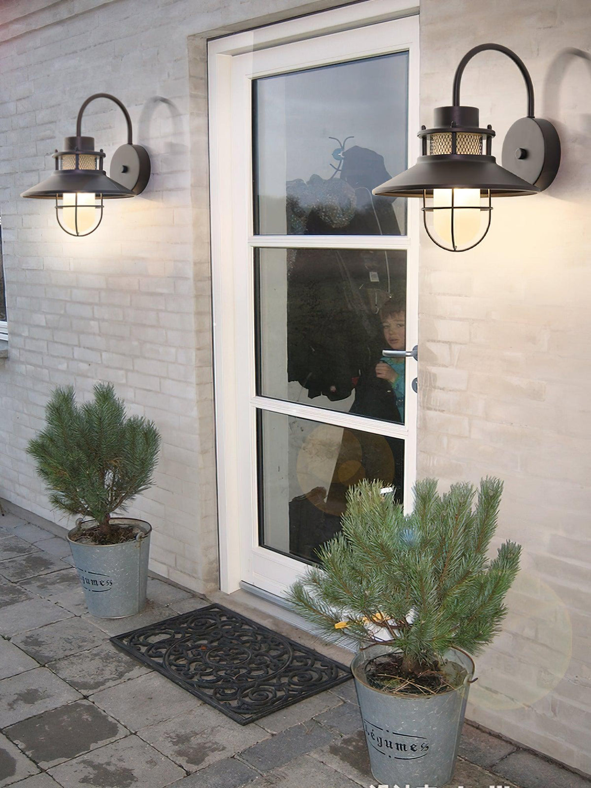 Industrial IP44 Outdoor Wall Light