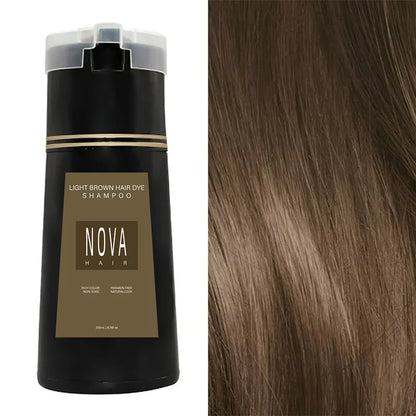 Instant Hair Dye Shampoo for Quick Color Refresh and Root Touch Ups