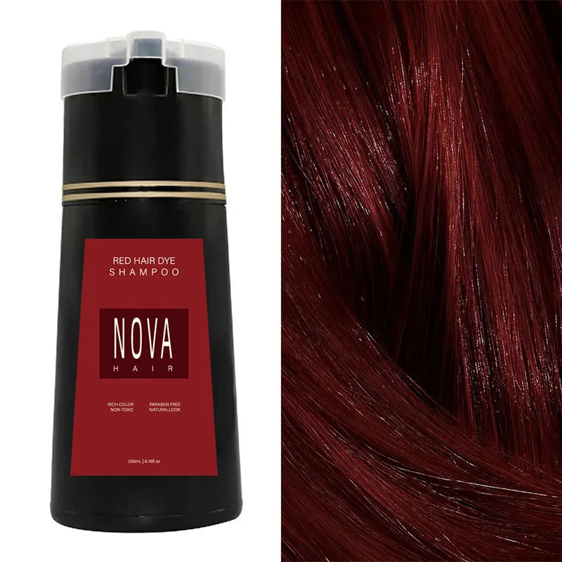 Instant Hair Dye Shampoo for Quick Color Refresh and Root Touch Ups