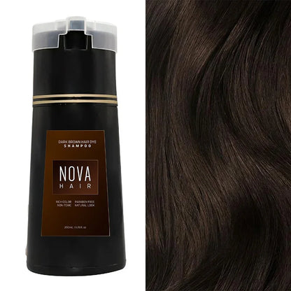 Instant Hair Dye Shampoo for Quick Color Refresh and Root Touch Ups