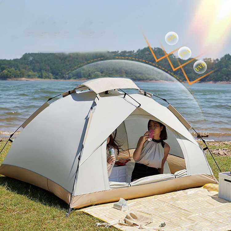 Instant Pop-Up Camping Tent with Ventilation and Lightweight Design