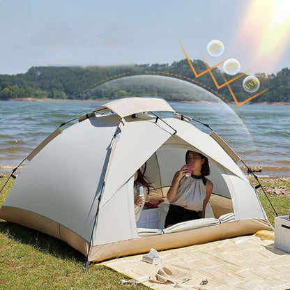 Instant Pop-Up Camping Tent with Ventilation and Lightweight Design