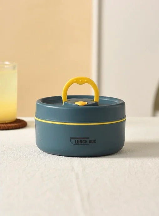 Insulated Stainless Steel Lunch Box with Leak-Resistant Seal
