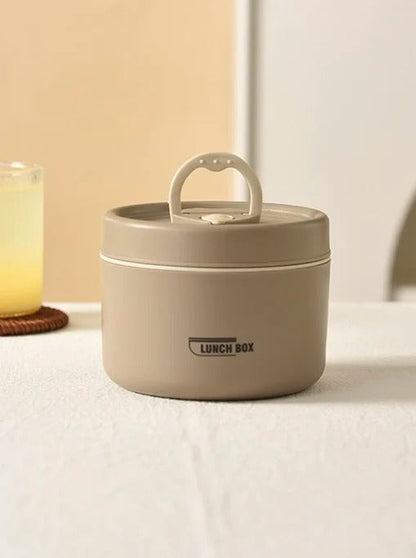 Insulated Stainless Steel Lunch Box with Leak-Resistant Seal