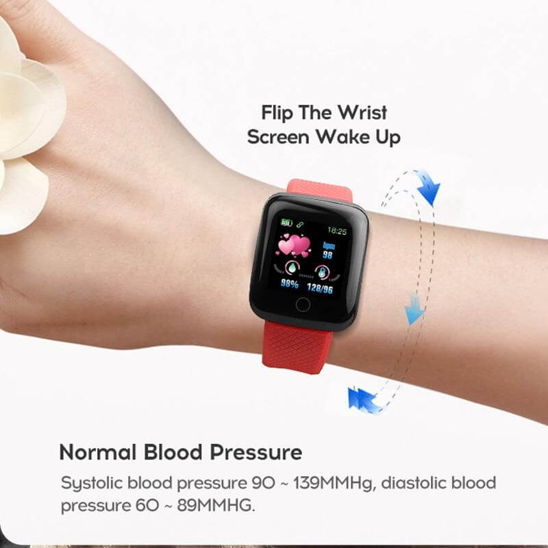 Intelligent Fitness Tracker Watch with Heart Rate and Sleep Tracking
