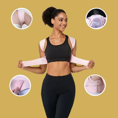 Invisible Back Stabilizer with Ergonomic and Adjustable Design