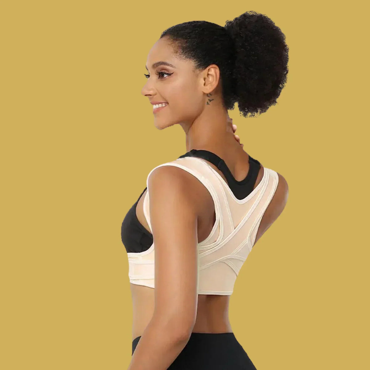 Invisible Back Stabilizer with Ergonomic and Adjustable Design