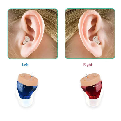 Invisible Rechargeable Hearing Aid with Noise Reduction and Flexible Fit