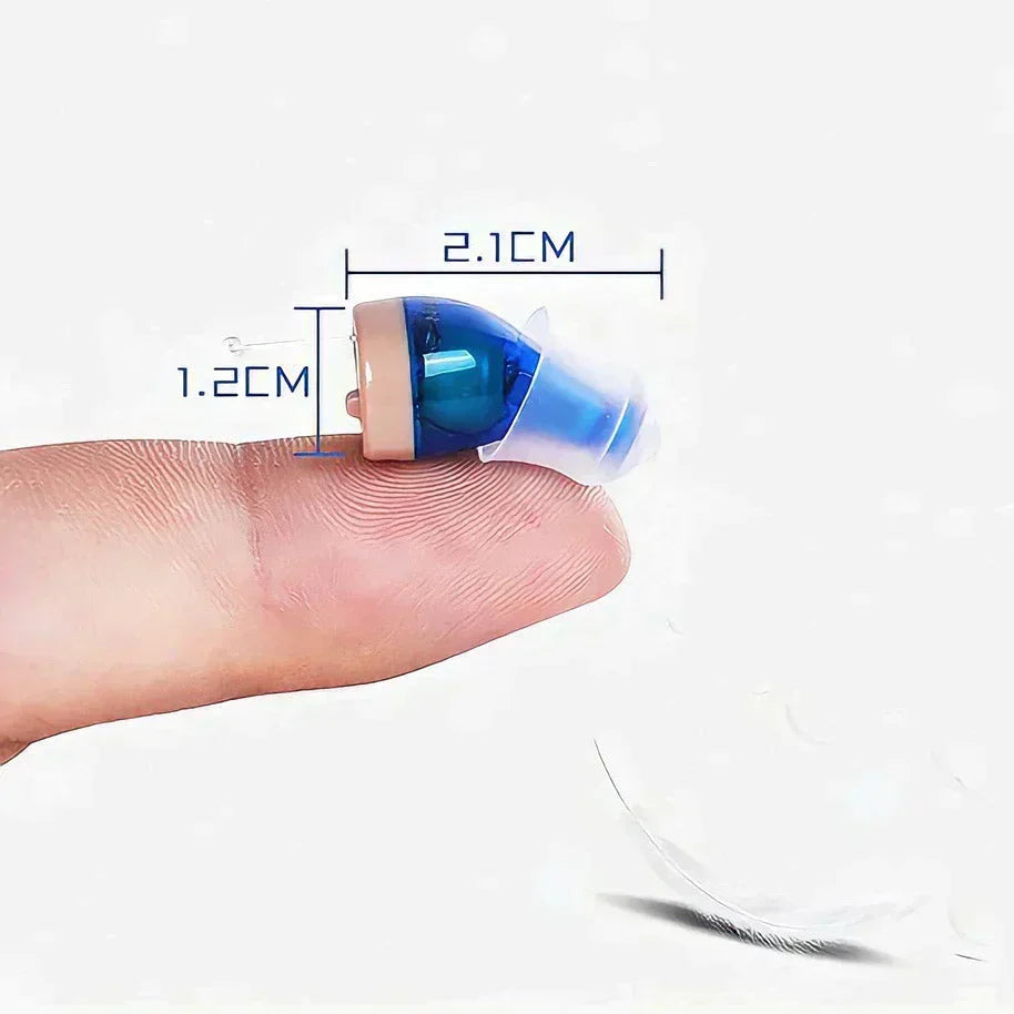Invisible Rechargeable Hearing Aid with Noise Reduction and Flexible Fit