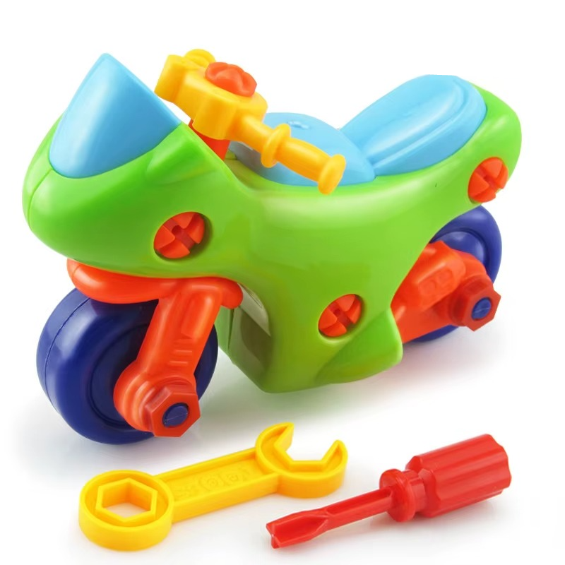 Kids DIY Vehicle Building Set with Screw Assembly