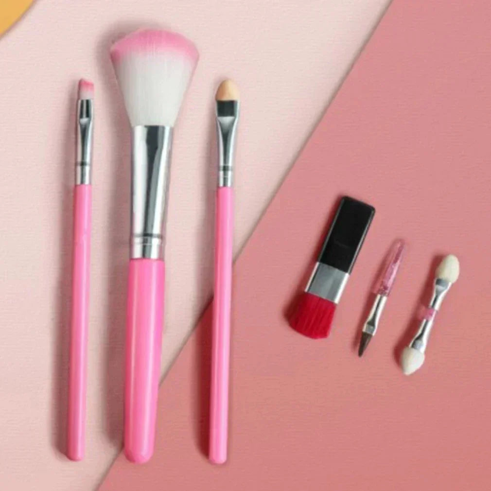 Kids Makeup Play Kit with Pretend Lipstick and Eyeshadow Accessories